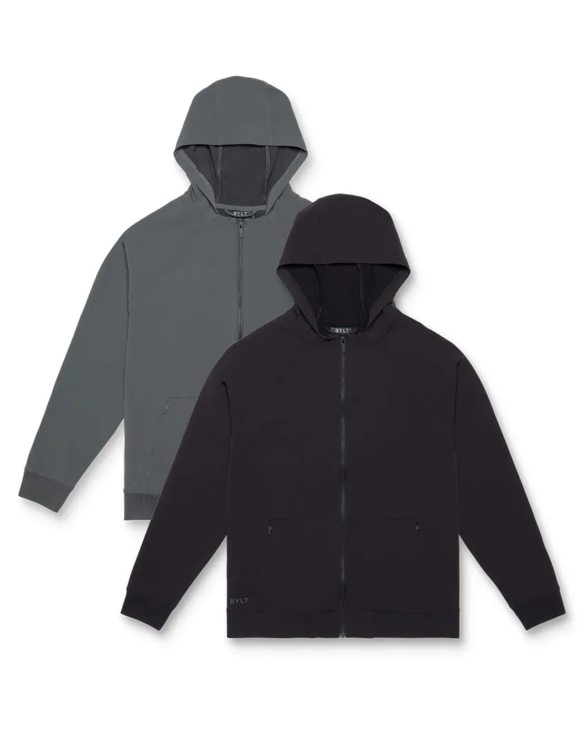 2-Item RYSE Fleece Full Zip Hoodie Bundle For $204