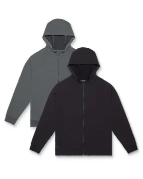 2-Item RYSE Fleece Full Zip Hoodie Bundle For $204