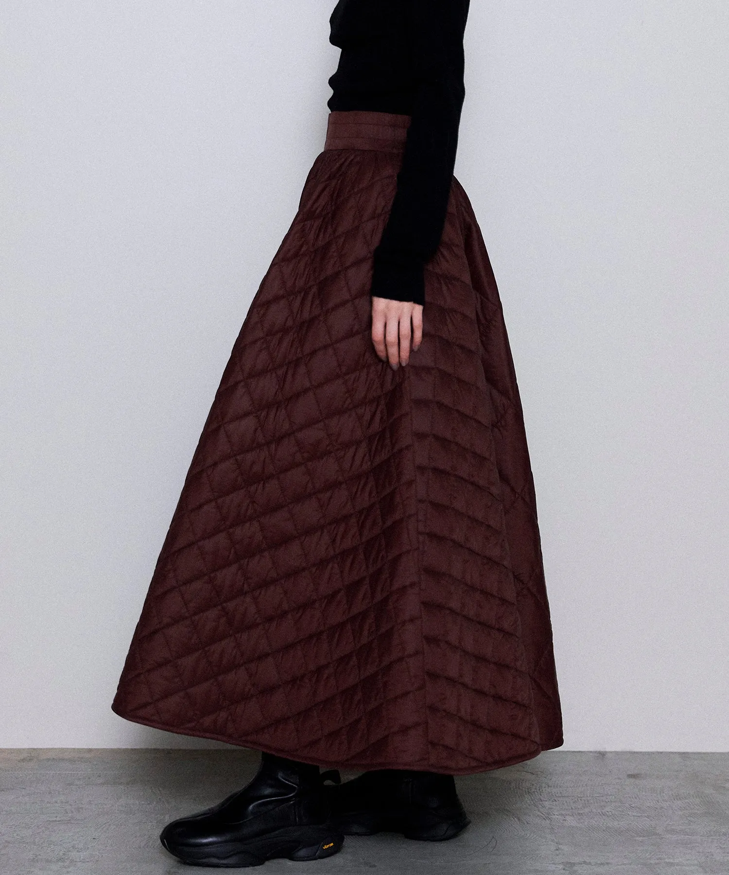 【24WINTER PRE-ORDER】2way Multi Quilted Skirt