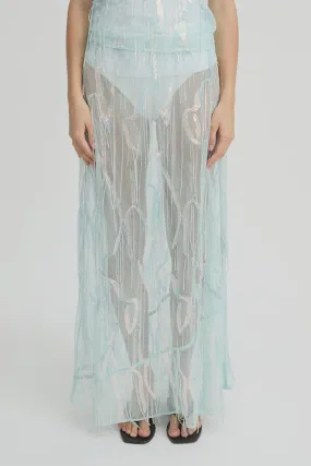 BLANCA - HAZEL SKIRT - TURQUOISE