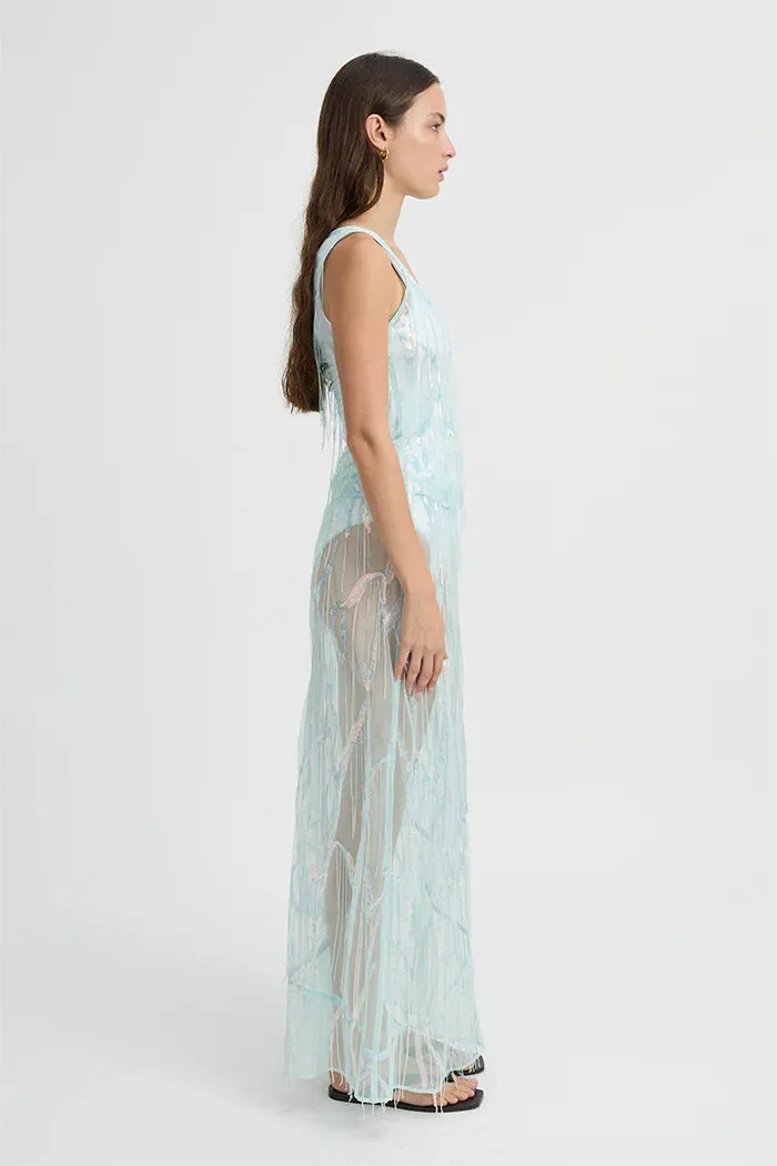 BLANCA - HAZEL SKIRT - TURQUOISE