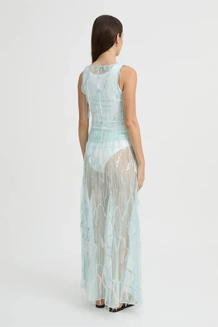BLANCA - HAZEL SKIRT - TURQUOISE