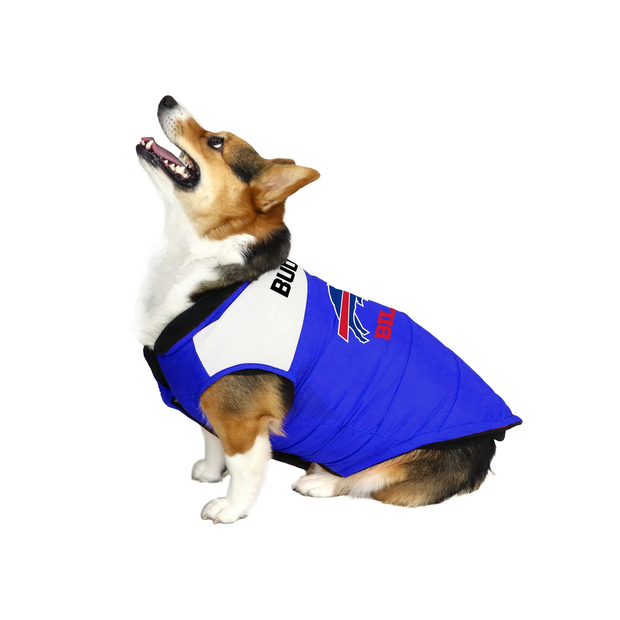 Buffalo Bills Custom Pet Parka Puff Vest