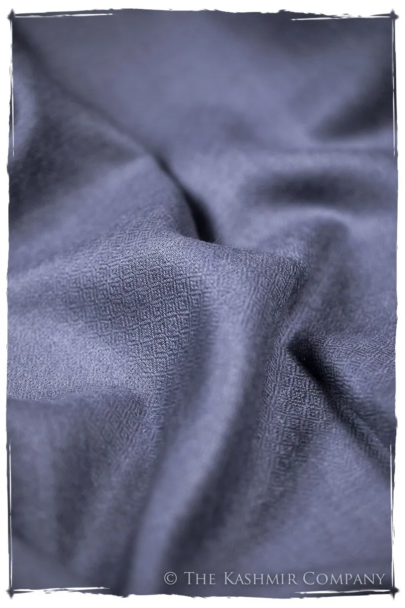 Bul Bul Blue Ice Kashmir Wool Scarf