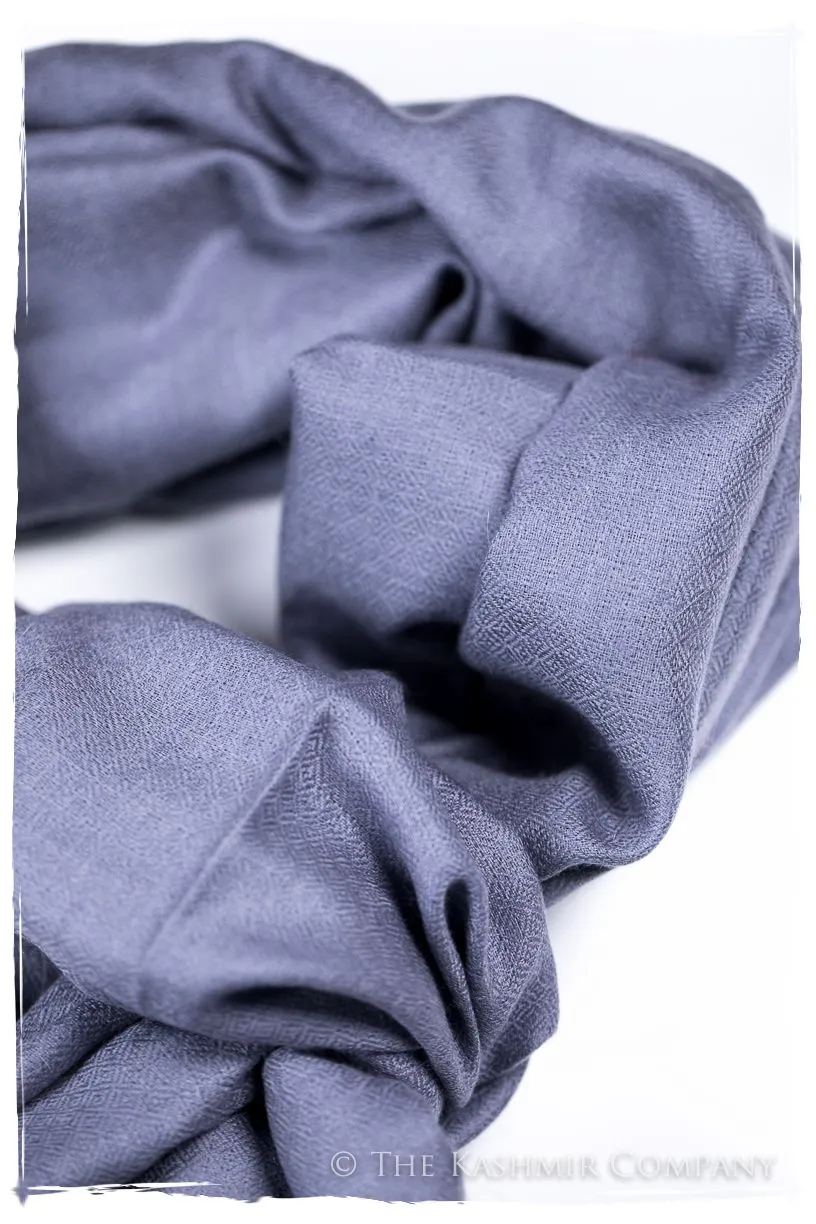 Bul Bul Blue Ice Kashmir Wool Scarf