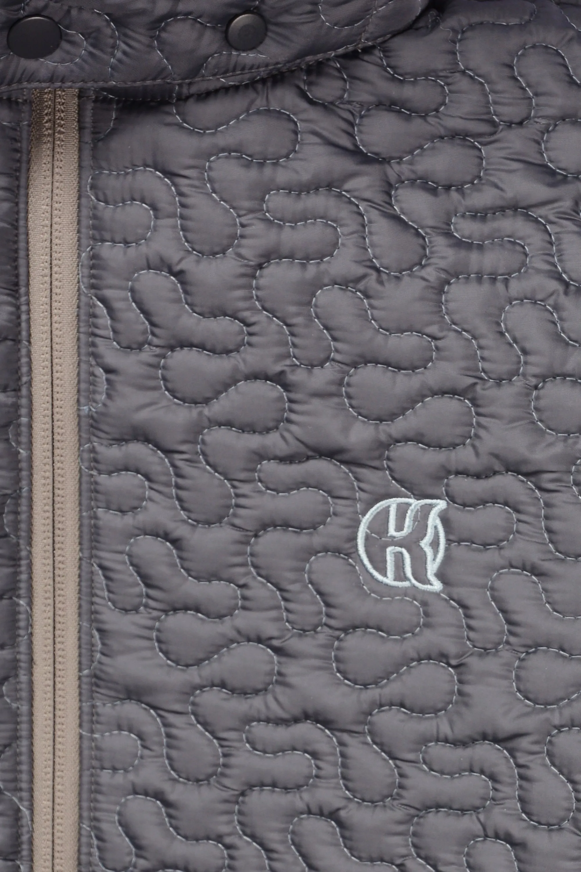 CORAL QUILTED JACKET (C.GRAY)