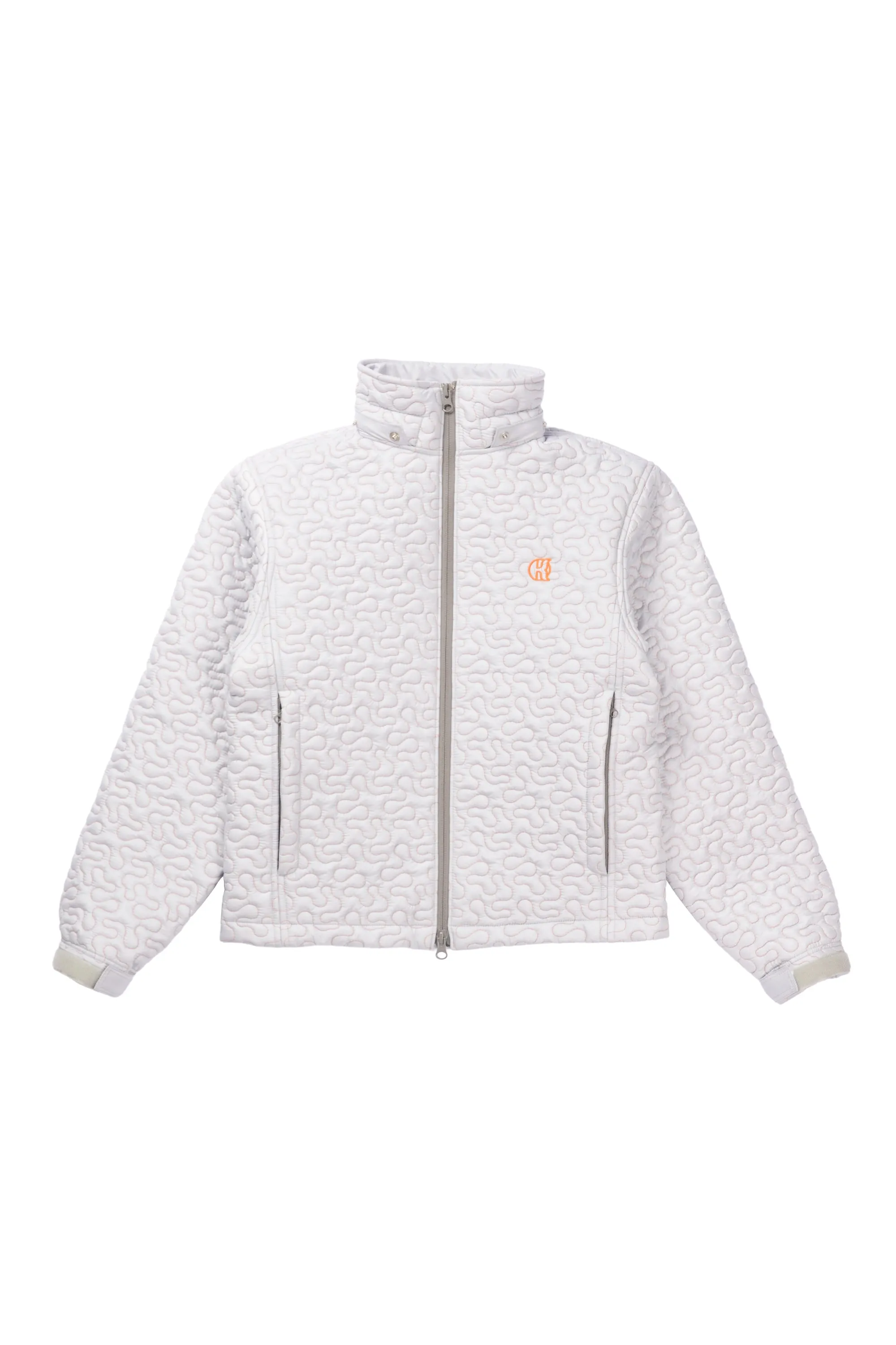 CORAL QUILTED JACKET (L.GRAY)