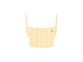Creme Eyelet Lace Backless Top