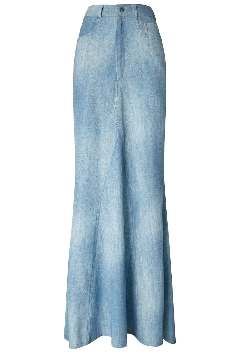 Denim Maxi Skirt