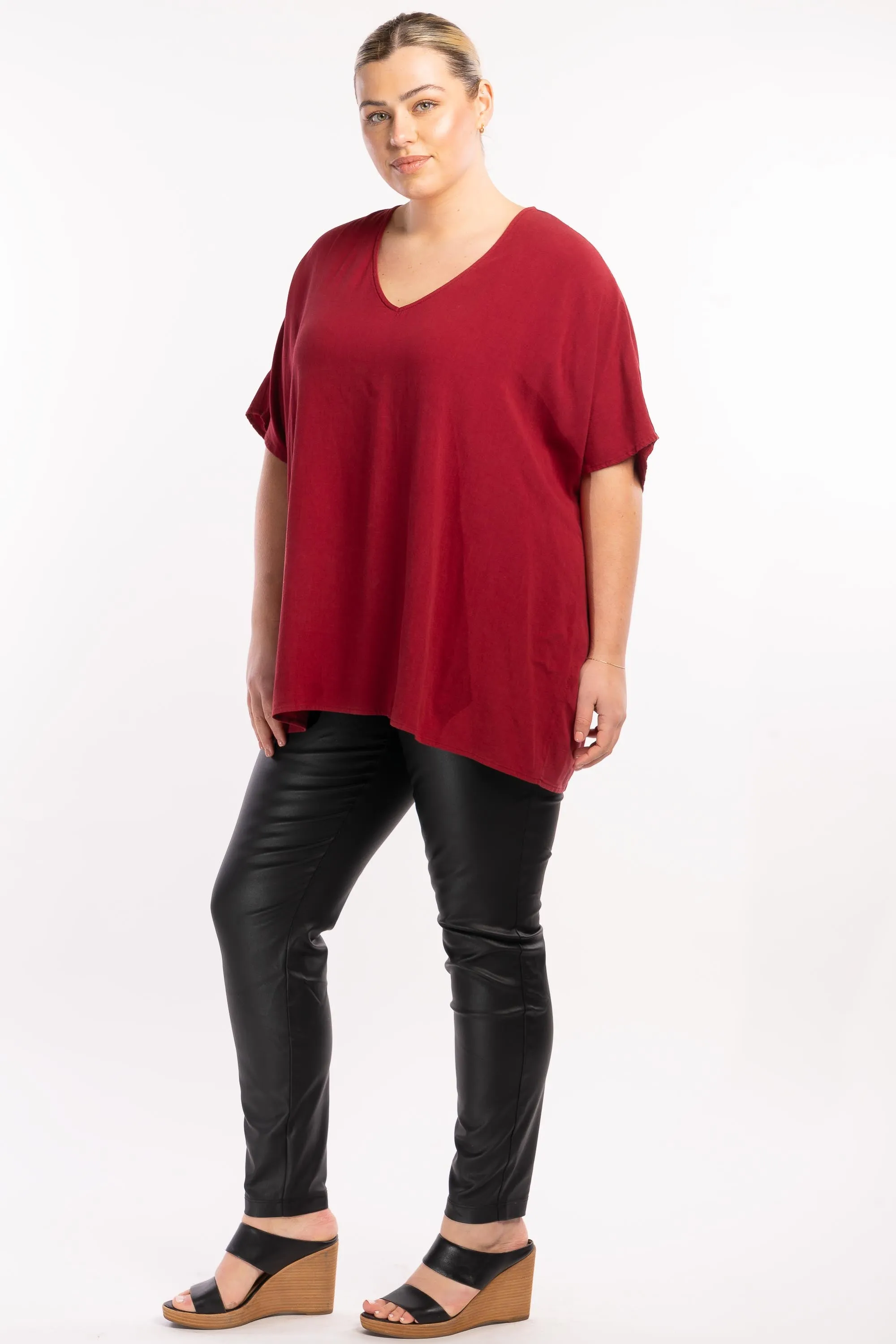 Girl On Fire Oversized Top - Fire