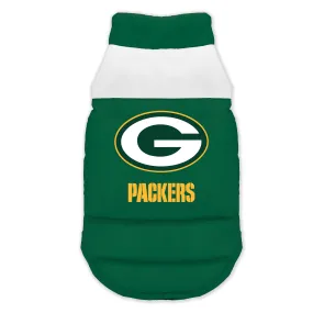 Green Bay Packers Pet Parka Puff Vest