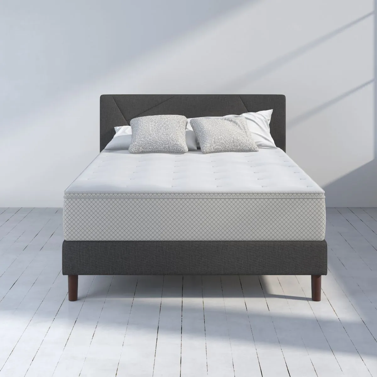 Green Tea Memory Foam Mattress Topper with Fitted Cover