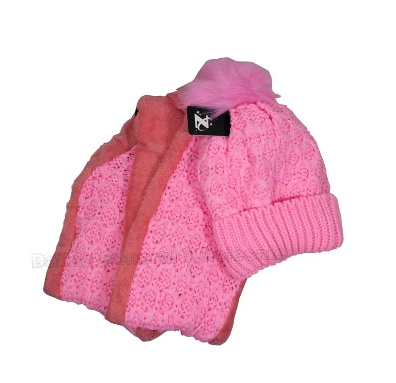 Ladies Thermal Beanie w/ Circle Scarf Gift Set Wholesale