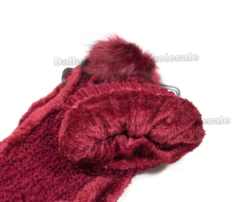 Ladies Thermal Beanie w/ Circle Scarf Gift Set Wholesale