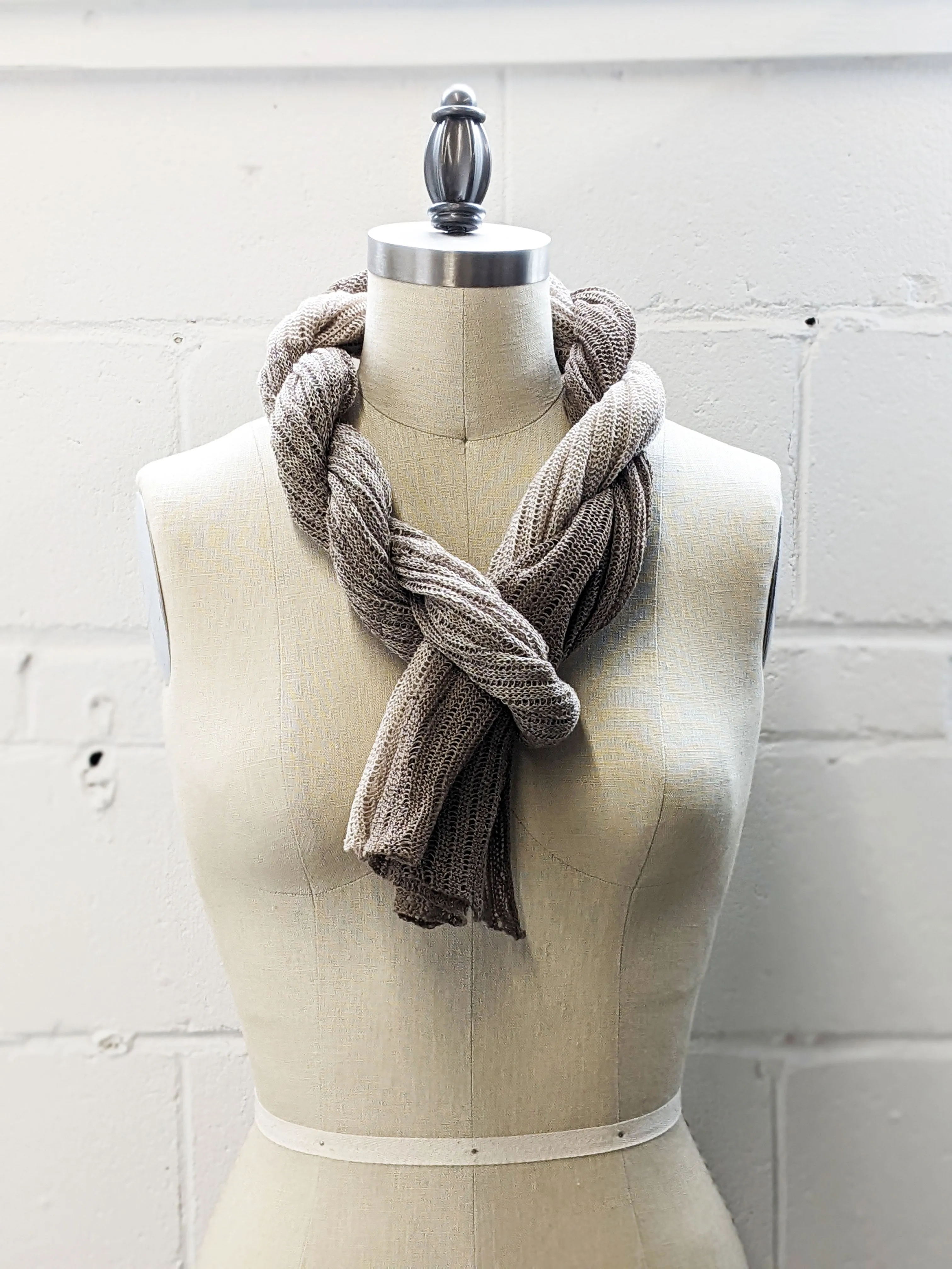 Linen Scarf & Wrap "Taupes"