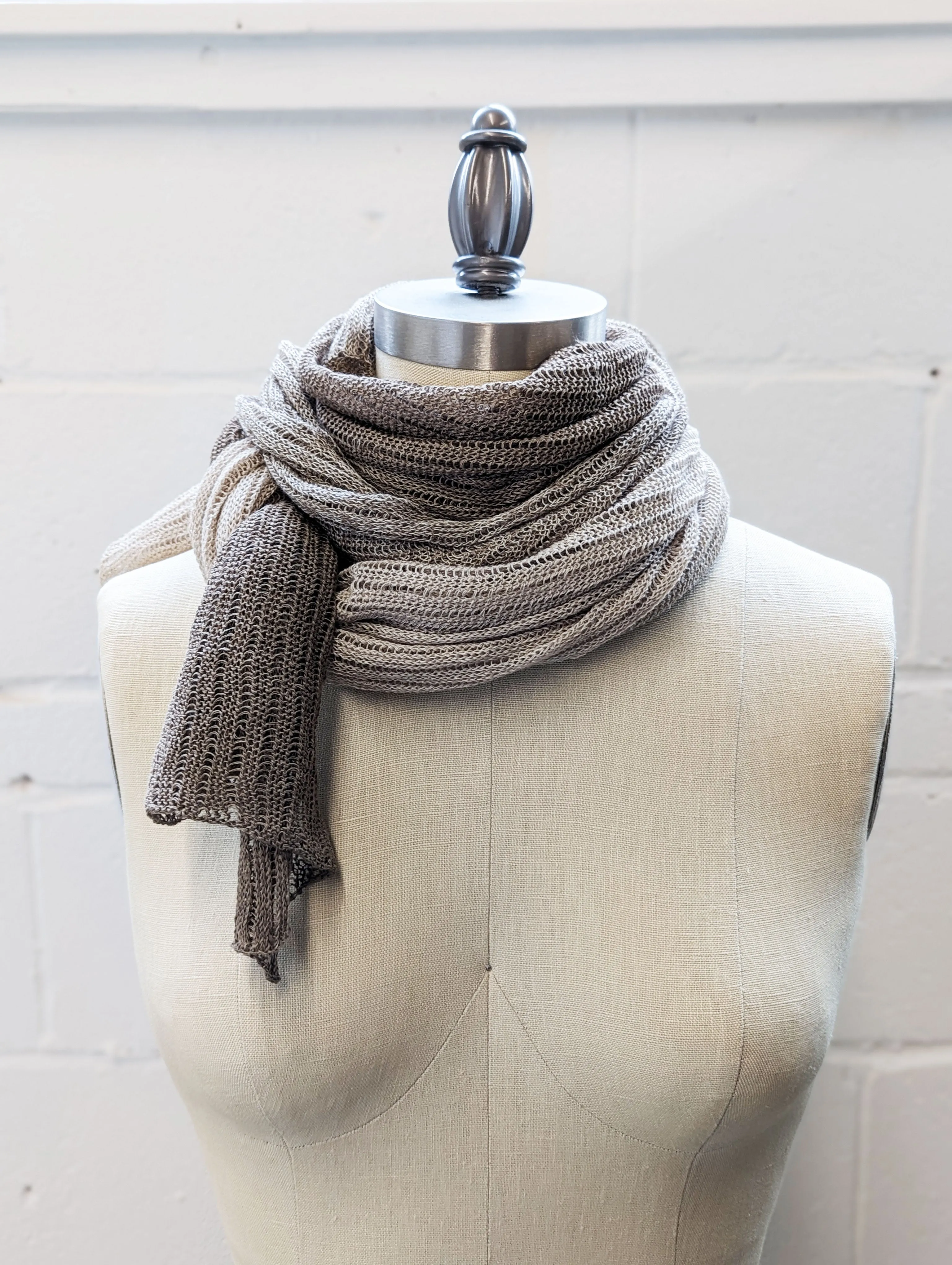 Linen Scarf & Wrap "Taupes"