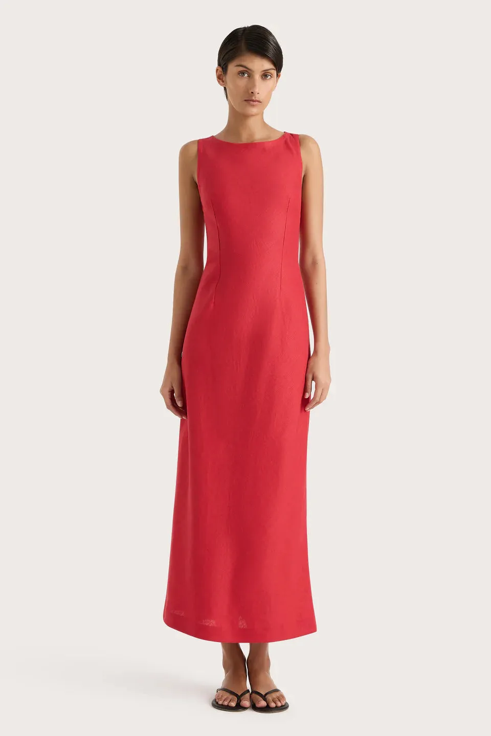 Lydie Maxi Dress - Red
