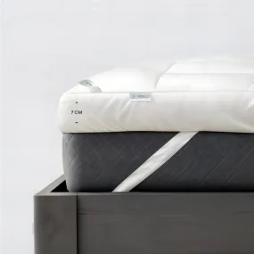 Mattress Topper 160x200 7cm White