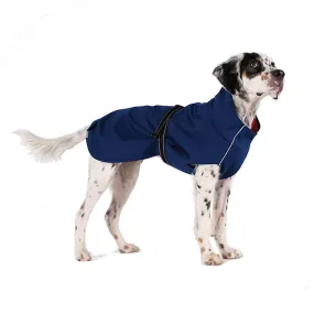 NAVY RAIN PAW DOG COAT