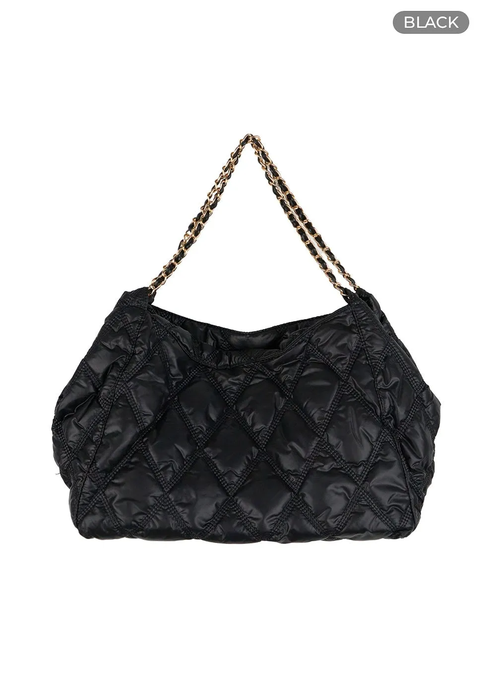 Quilted Chain Shoulder Bag OU427