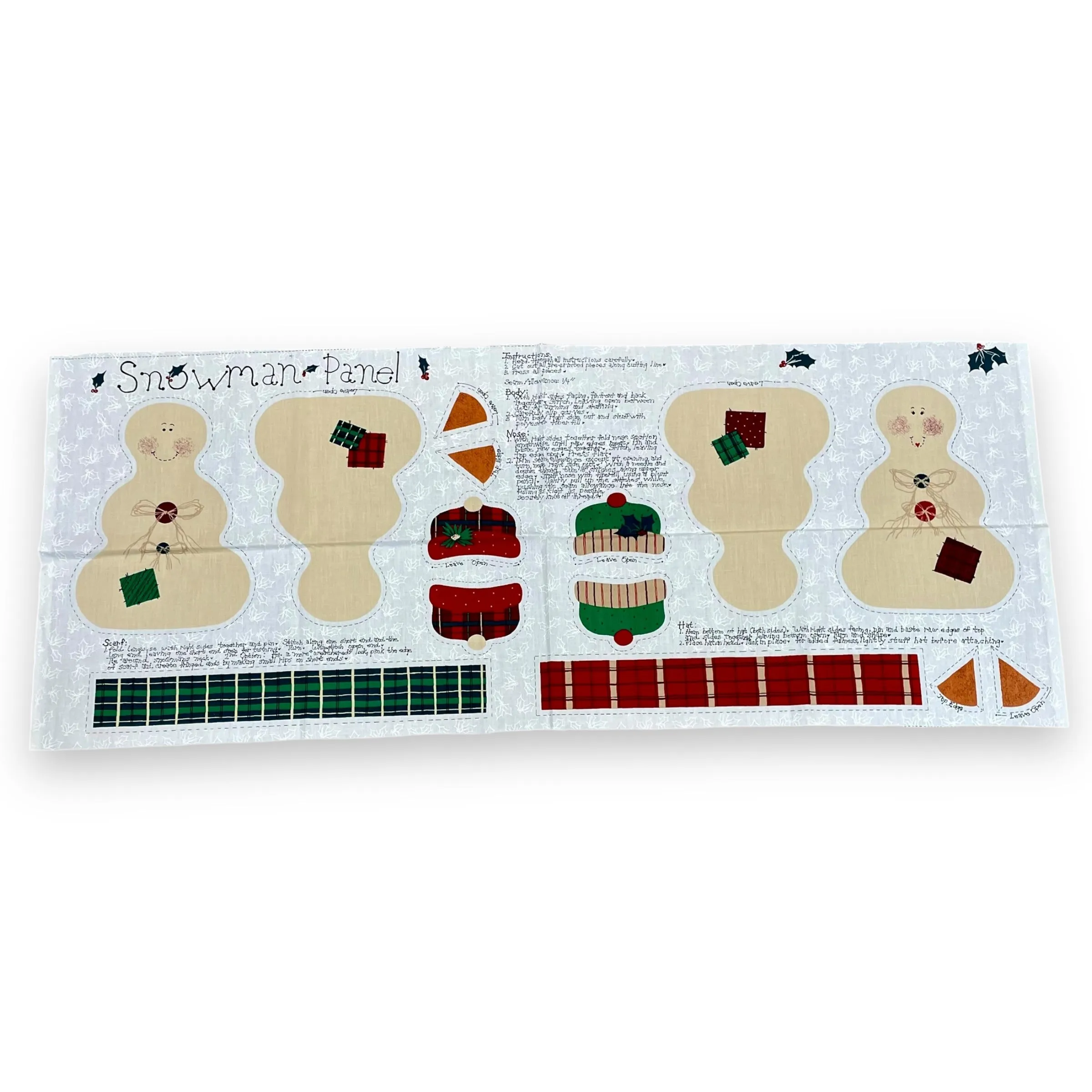 "Holiday Cheer" Cotton Panel Fabric Bundle