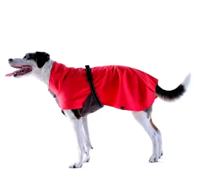 RED/GRAPHITE RAIN PAW DOG COAT