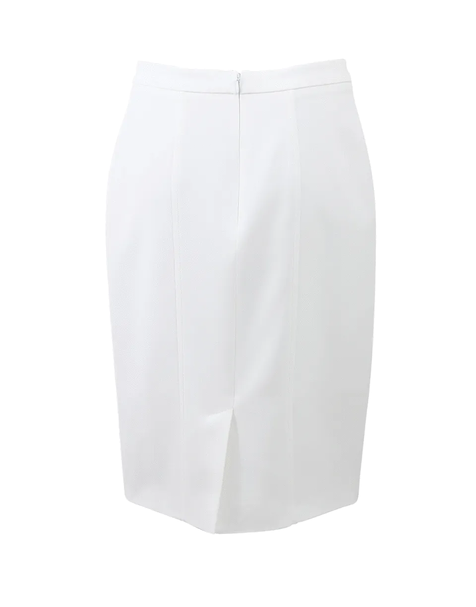 Seamed Pencil Skirt