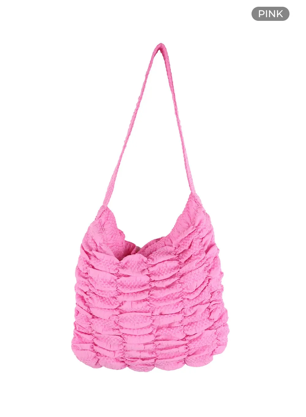 Shirred Quilted Crossbody Bag OY421